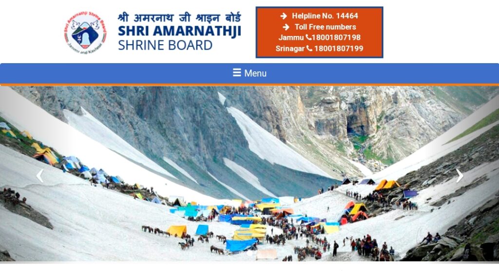 Amarnath Yatra Online Website